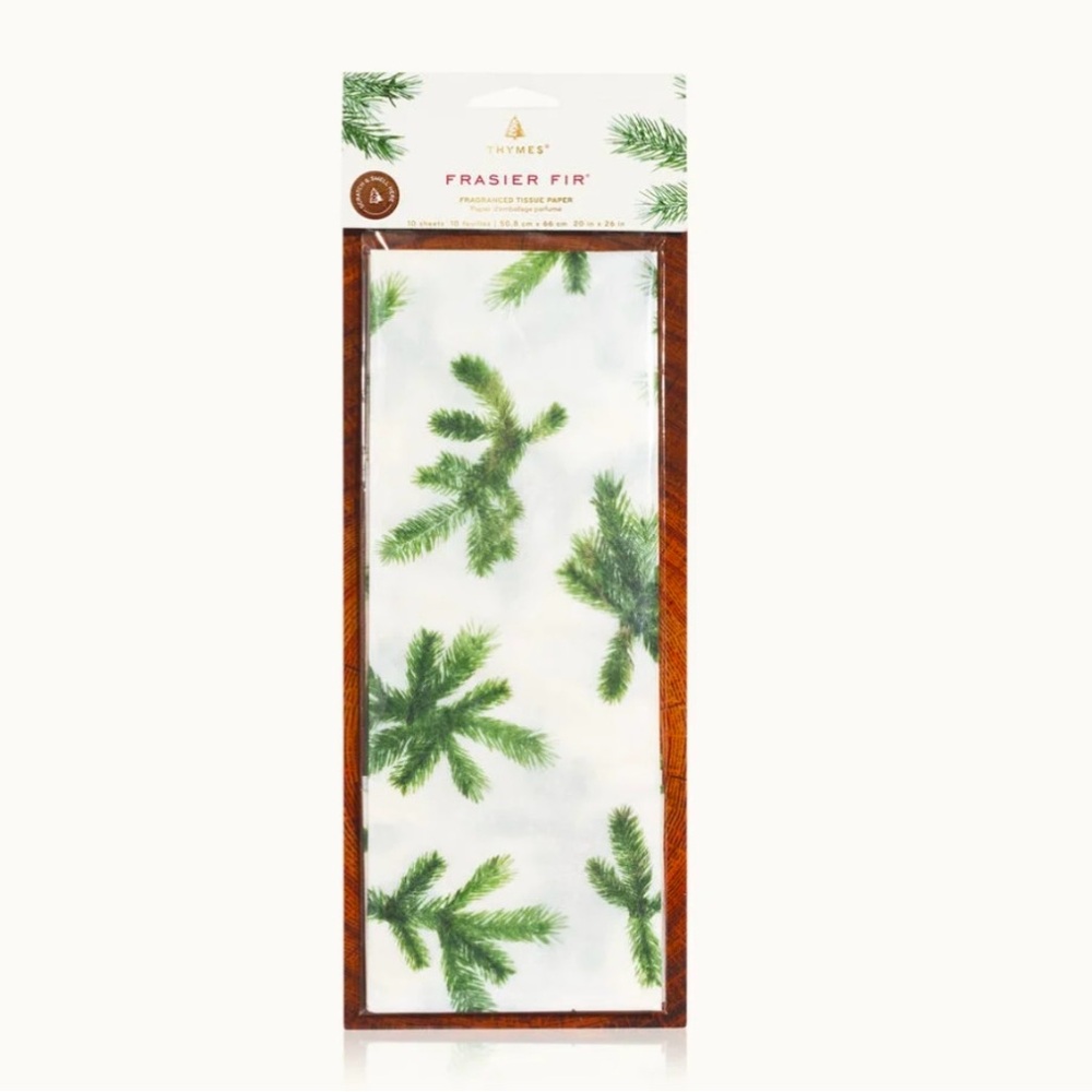 Thymes Frasier Fir Fragranced Tissue Paper NWT 🌲